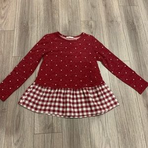 Maroon and White sweater!